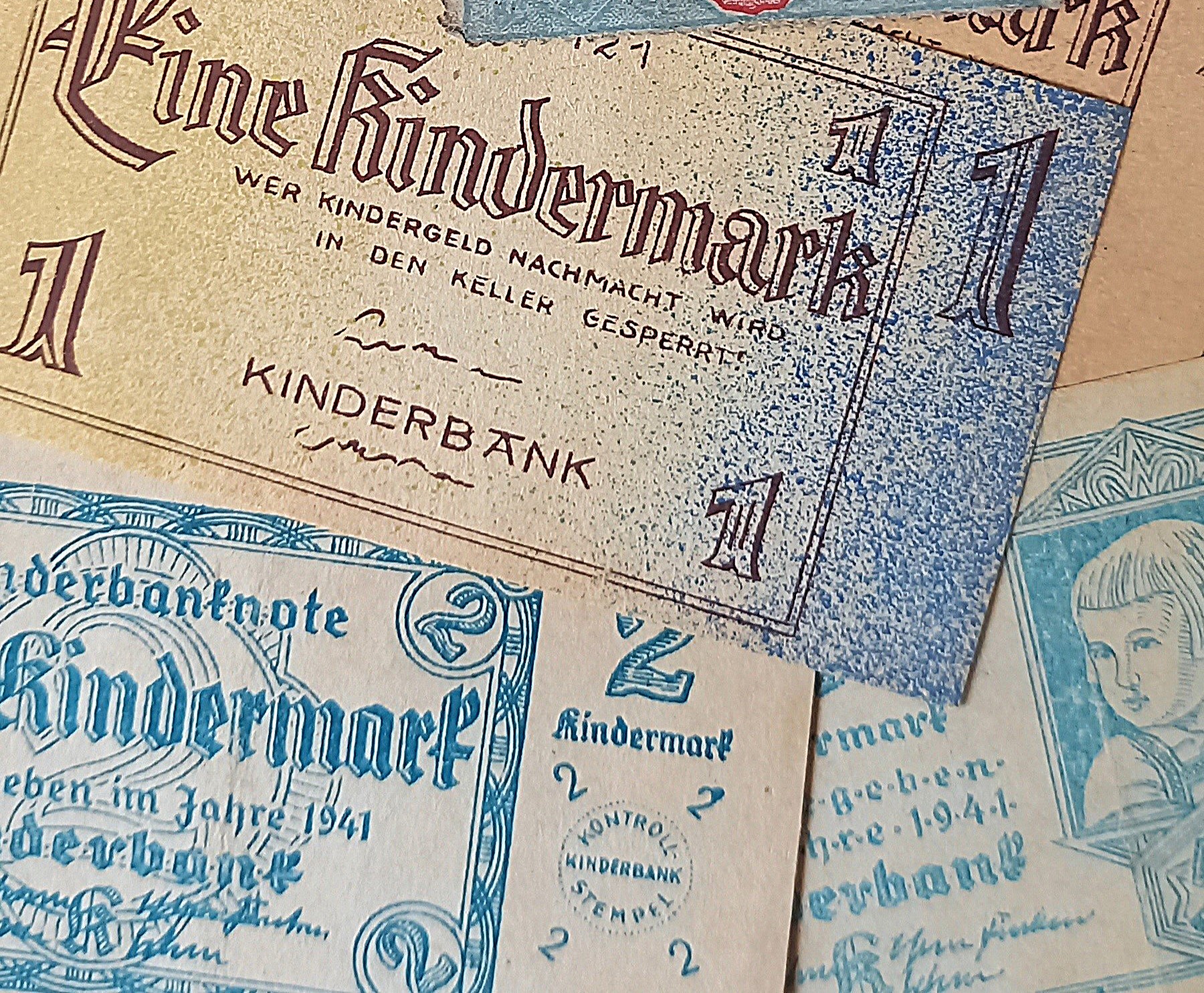Spielgeldscheine Drittes Reich